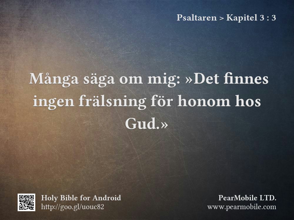 Psaltaren, Kapitel 3:3
